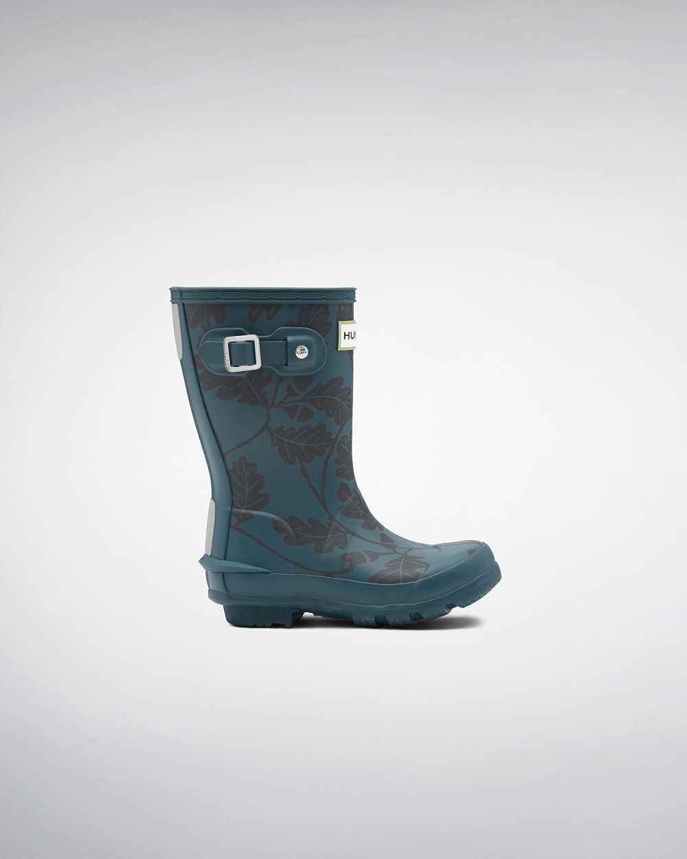 Botas De Agua Niños - Hunter Original Big National Trust Print Azules - RVNBED-502 - Azules